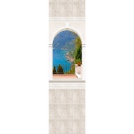 Стеновая панель ПВХ Novita Панорамы 3D Триумф №10 узор 2700х250 мм