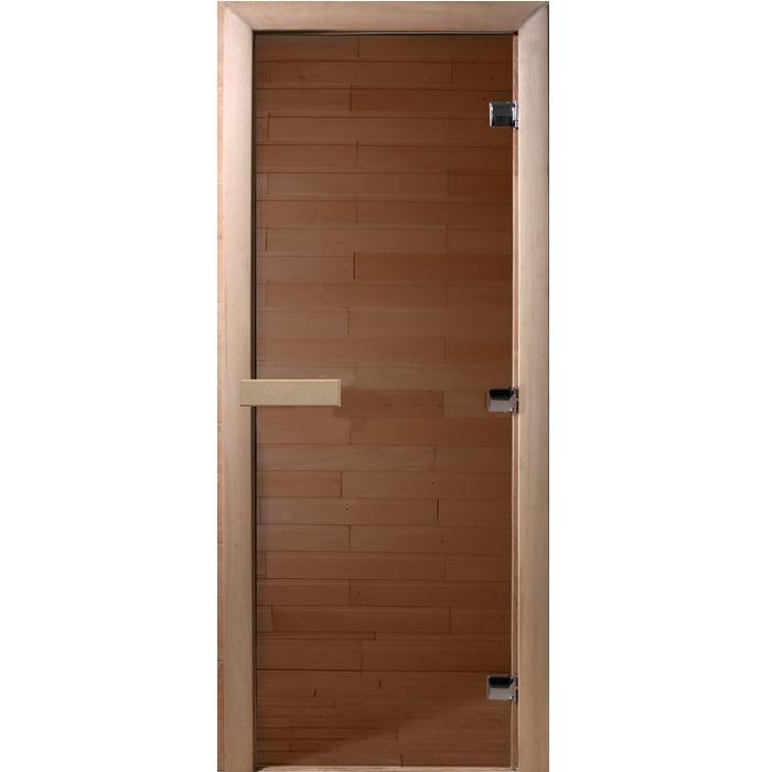 Дверь для сауны стеклянная Doorwood DW00022 бронза матовая 800х2000 мм