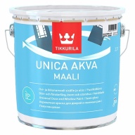 Краска для окон и дверей Tikkurila Unica Akva Maali основа С 2,7 л