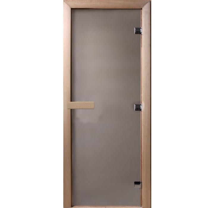 Дверь для сауны стеклянная Doorwood DW00026 сатин 700х1900 мм