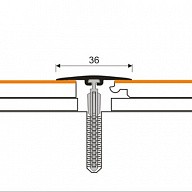 Порожек ПВХ Myck D-P0100-2E Дуб 2000х36 мм
